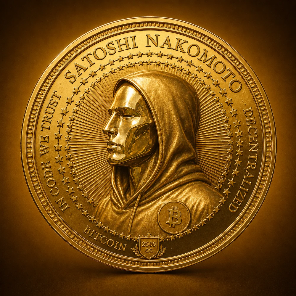 Satoshi Digital Gold coin artwork
